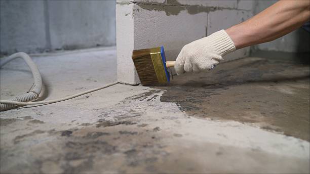 SJ Waterproofing Pros Waterproofing coverage map for Vallonia, IN and surrounding area